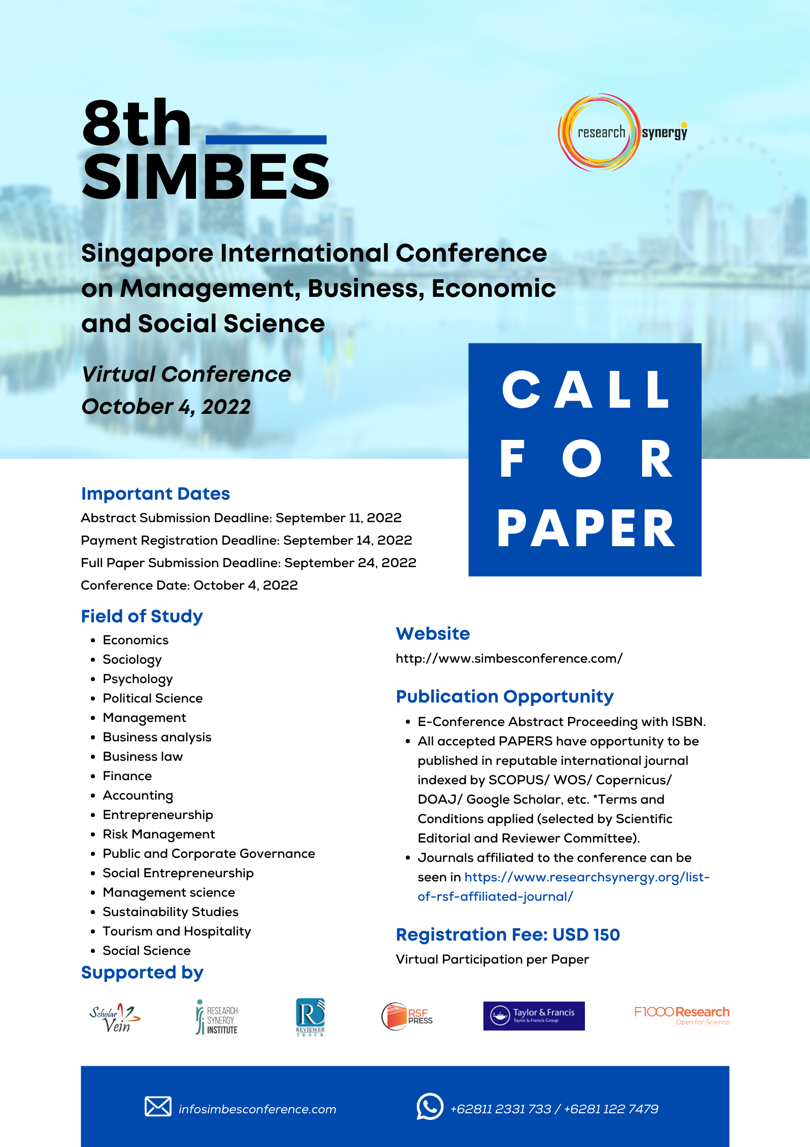 Poster Conference - 8th SIMBES(2)